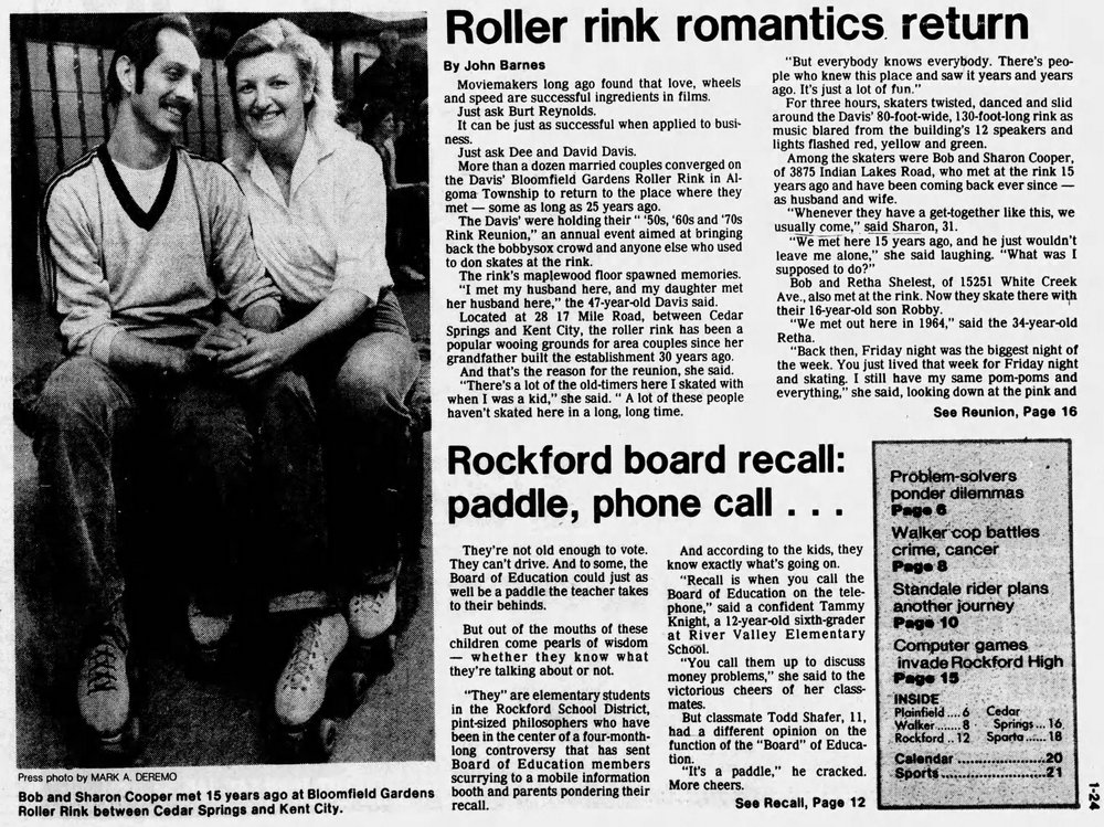 Bloomfield Gardens - Jan 19 1982 Article